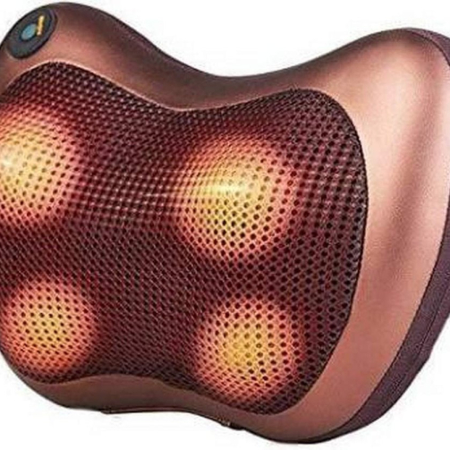 Portable 8-ball electric massager pillow.